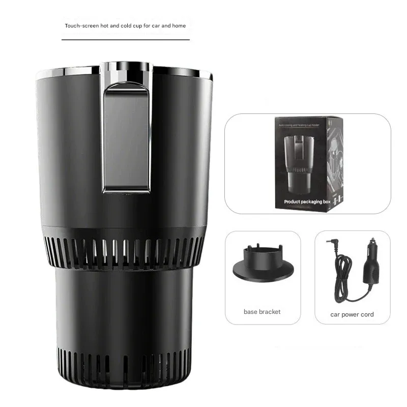Car Heater and Cooler Cup - 12V Rapid Heating & Cooling Mug with Digital Display, for Warming Water and Baby Bottles