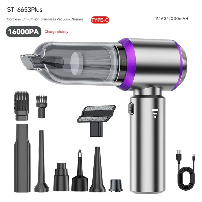 Power through messes anywhere with this cordless, lightweight vacuum—perfect for cars, desks, or quick home cleanups. 🌀🧼