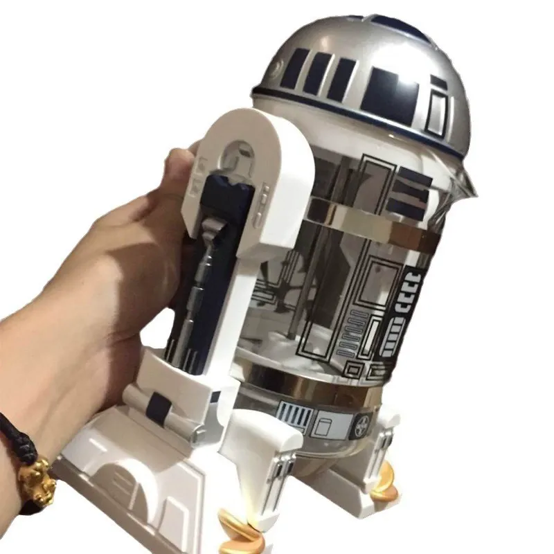 Star Wars R2-D2 Robot Mini Home Hand Drip Coffee Maker - Coffee Pot  Thermal Carafe  Moka Pot  French Press