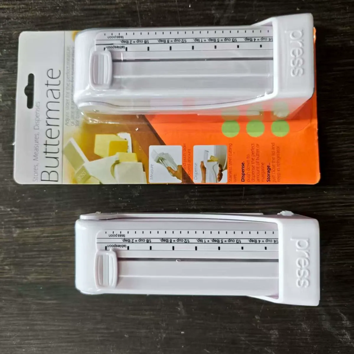 Adjustable Butter Slicer with Butter Dish and Butter Knife