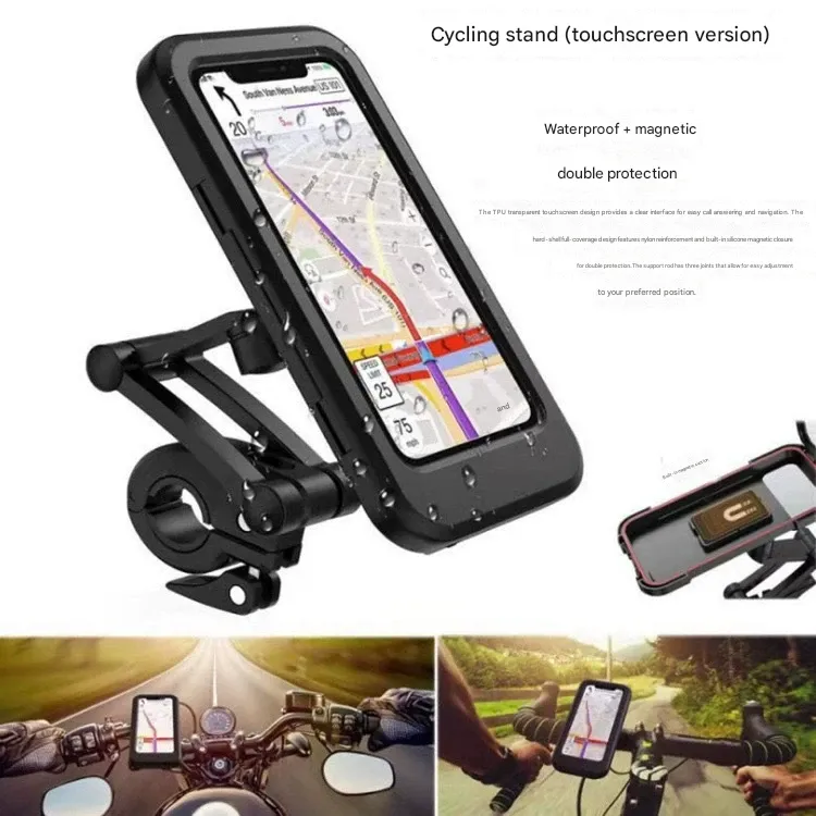 Waterproof Phone Mount & Bag for Motorcycles, Bikes, and E-bikes