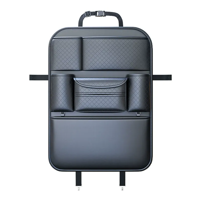 Car Seat Back Organizer Bag  In-Car Seat Back Storage Pouch  Multi-functional Kick-proof Storage Bag