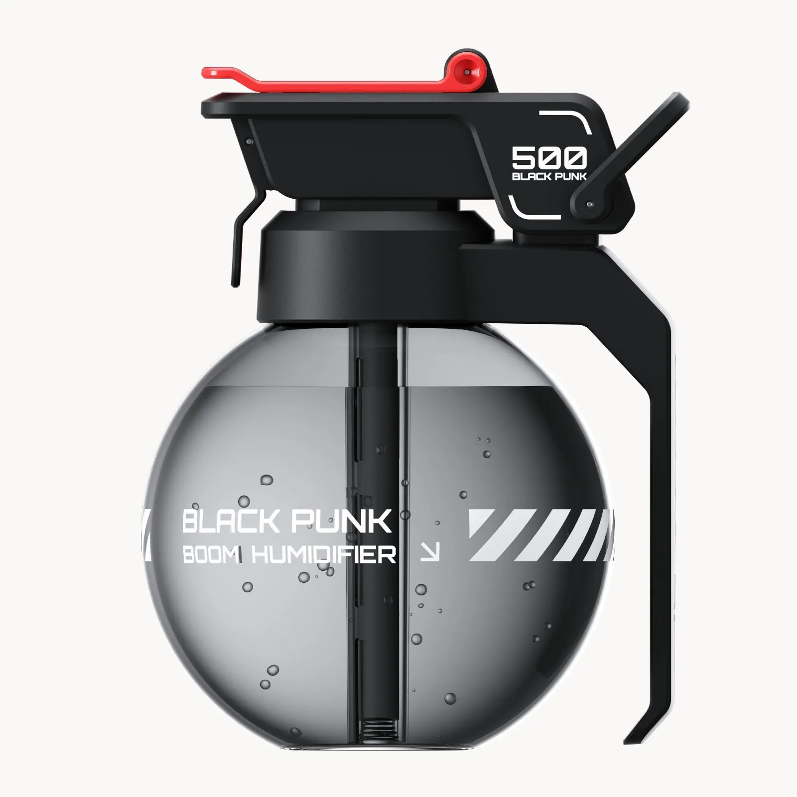 Cyberpunk Gaming Desk Decor – Grenade Aroma Diffuser & Humidifier – Creative Gundam Mecha Gift for Gamers