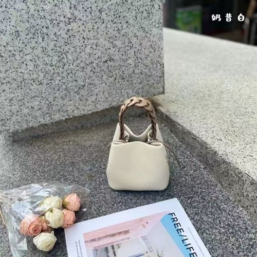 New Arrival Korean Minimalist Dumpling Bag – Woven Handle Bucket Bag Premium Elegant Crossbody Bag
