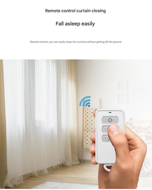 Smart Home Electric Curtain Assistant   Roman Rod Smart Remote Control Automatic Curtain Companion