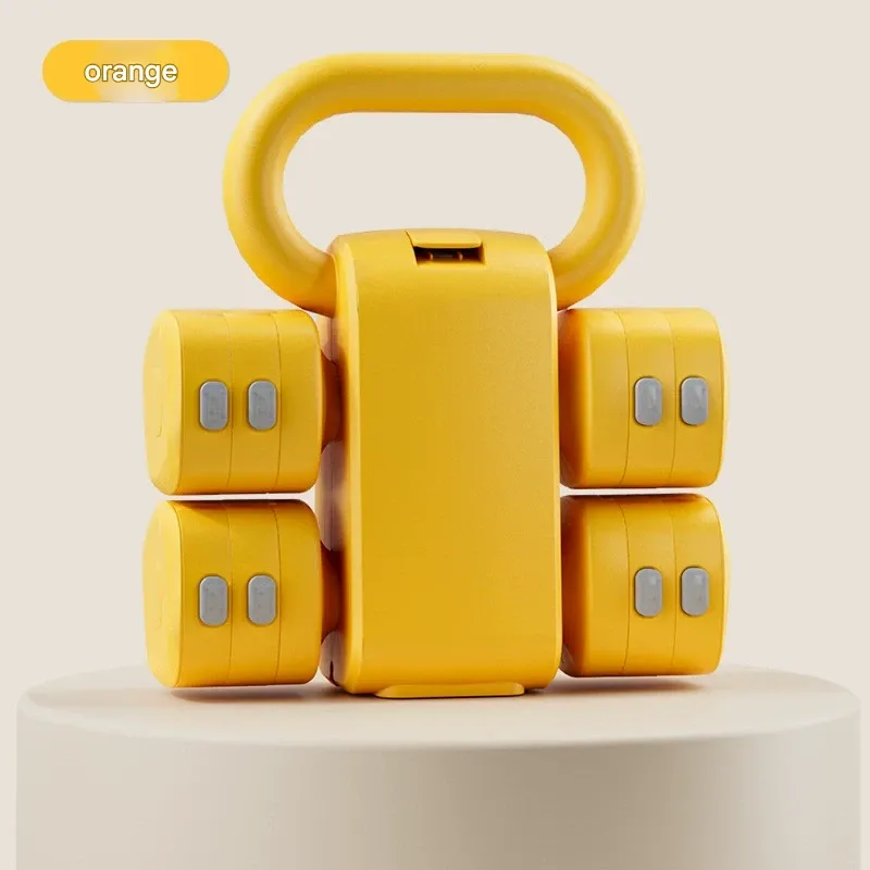 Adjustable 2-in-1 Dumbbell and Kettlebell - 2KG & 5KG Set for Men & Women, Home Gym