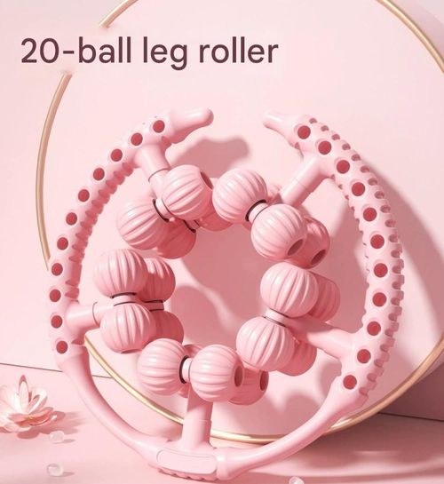 20-ball circular leg clamp wrapped roller ball massager calf relaxation thigh circular leg trainer