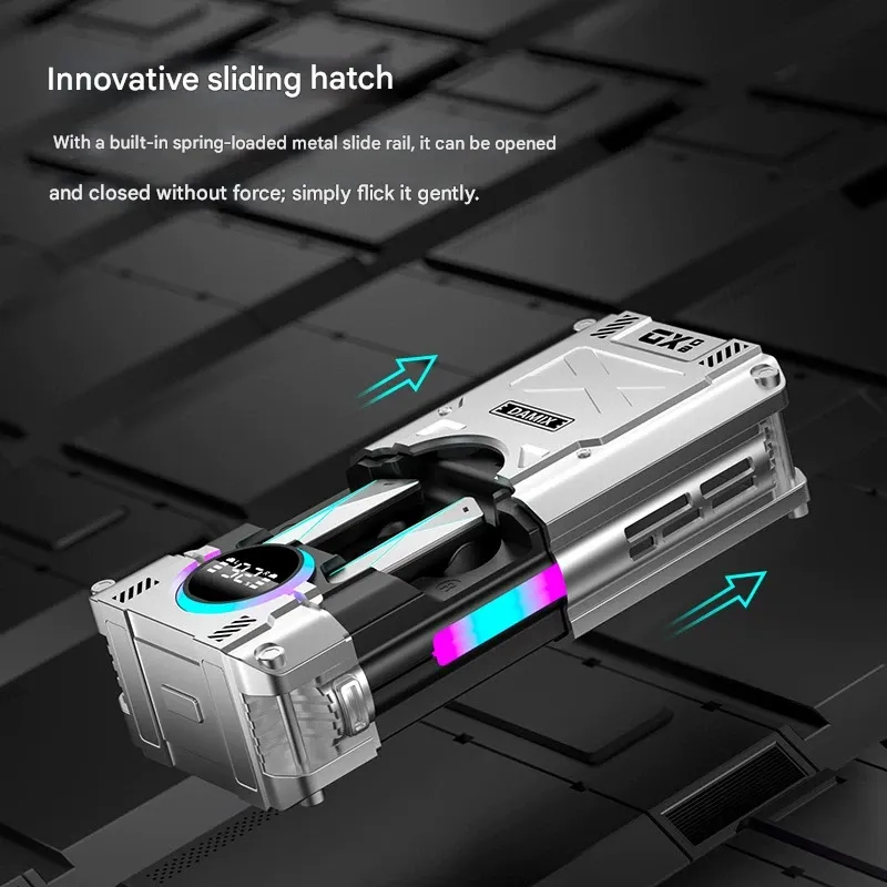 Cyberpunk Style Sci-Fi Mecha Gaming Wireless Bluetooth Headphones with Ultra-Long Battery Life