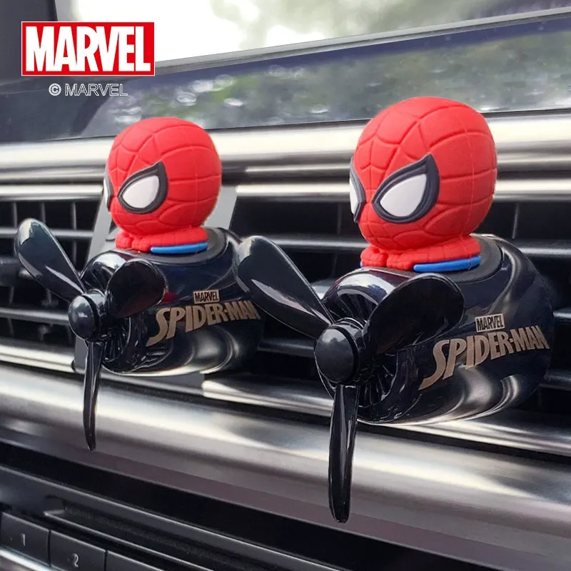 Marvel Spider-Man Car Air Freshener – Vent Clip Diffuser  Mini Airplane Fan Car Perfume Decor
