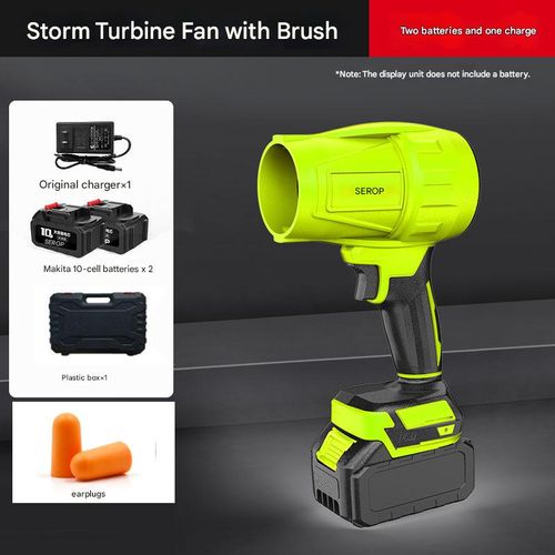 Industrial-Strength Turbine Fan Blower - High-Velocity Leaf Blower & Industrial Air Mover