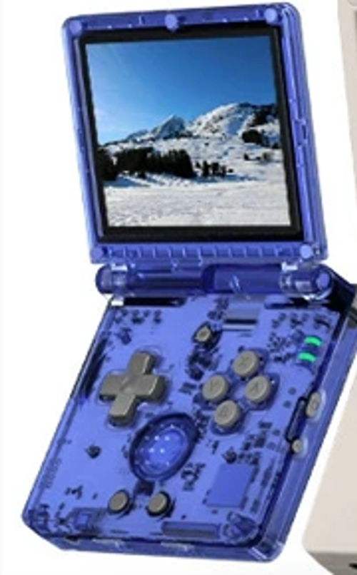 Retro Flip-Fold Handheld PSP Game Console - Wireless Multiplayer Portable Gaming Device