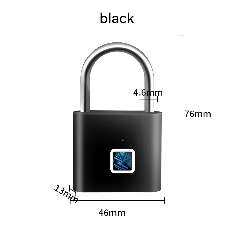 Hot Selling Fingerprint Lock  3-Second Instant Unlocking  Universal for Outdoor Travel Cases Cabinets