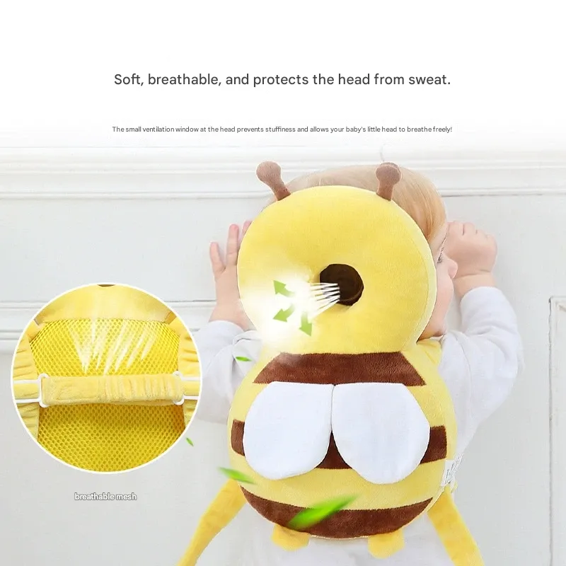 Breathable Anti-Fall Head Protector Pillow for Babies Learning to Walk