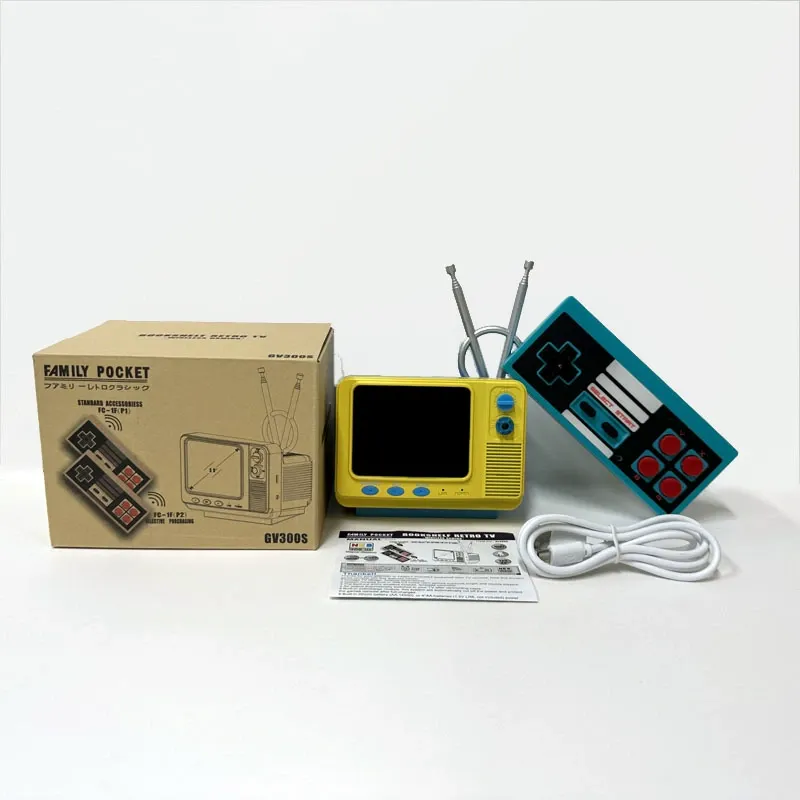 Classic Retro TV Console  Nostalgic Handheld TV Console - Wireless C3 for Single Players