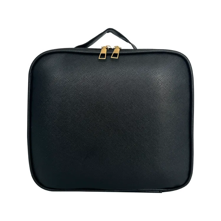Travel Makeup Case with LED Mirror  Premium Large-Capacity Portable Makeup Organizer