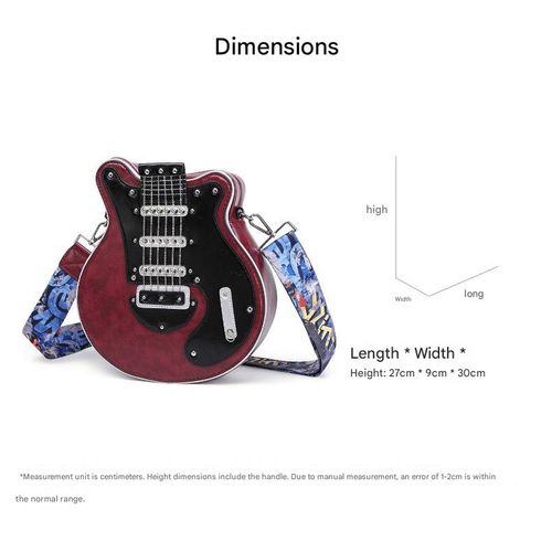 Guitar-Shaped Handmade Women's Bags | Creative & Unique Ladies' Handbags