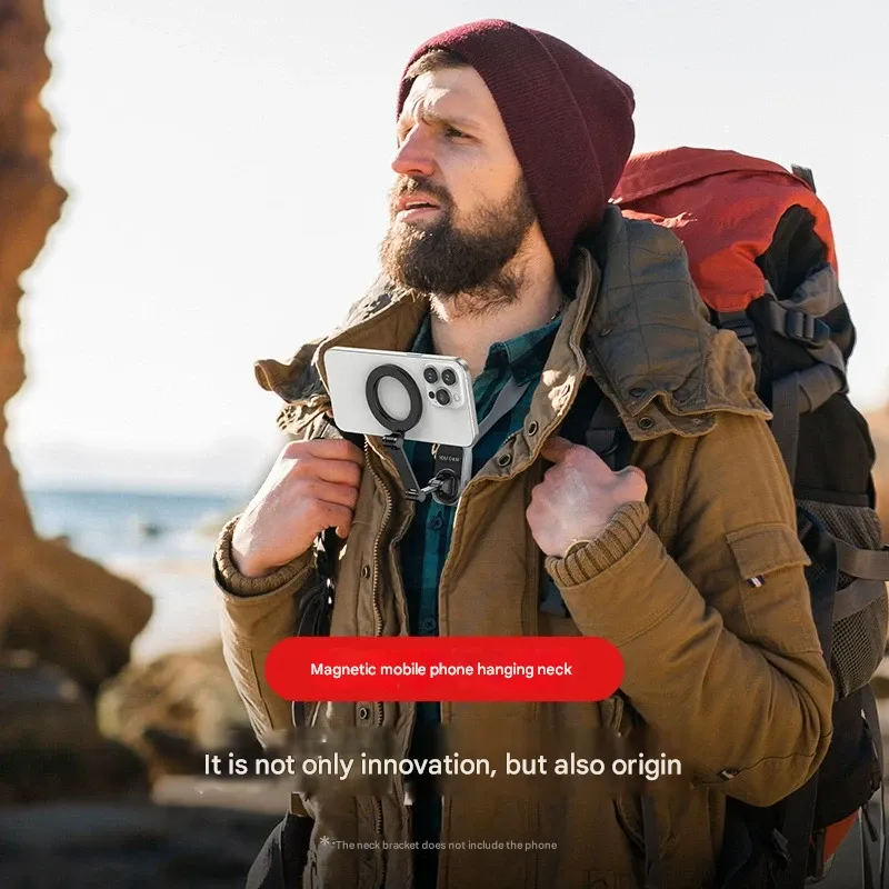 Magnetic Neck Mount Hands-Free Point of View Shooting, Stable as a Rock! 📱