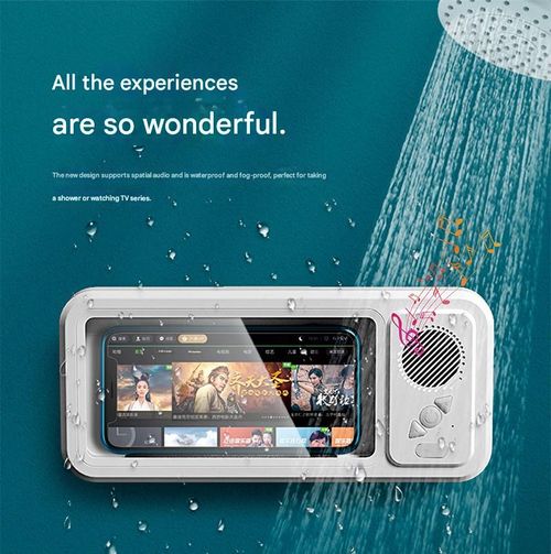 Always Drop Your Phone While Watching Shows in the Shower? This Waterproof & Anti-Fog Phone Case Saves the Day! Bluetooth Speaker + Touchscreen Control—Binge-Watch in the Shower Like a Boss