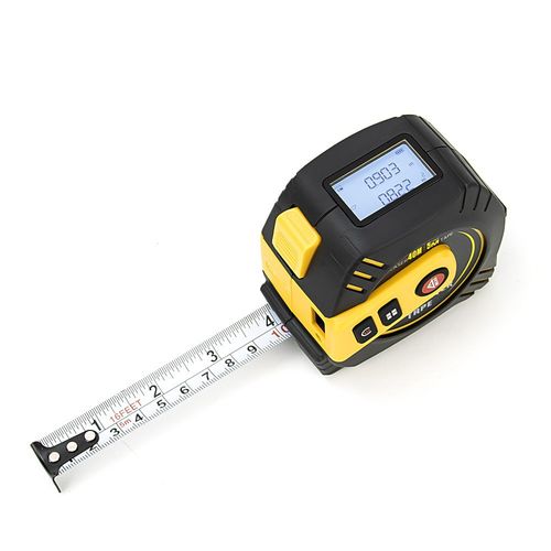 High-Precision Laser Measure – 5m Tape + 40m Laser Distance Meter! Digital Measuring Tool for Construction & Renovation