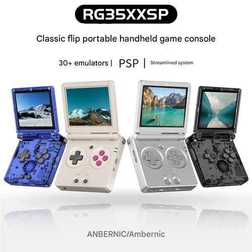 Retro Flip-Fold Handheld PSP Game Console - Wireless Multiplayer Portable Gaming Device