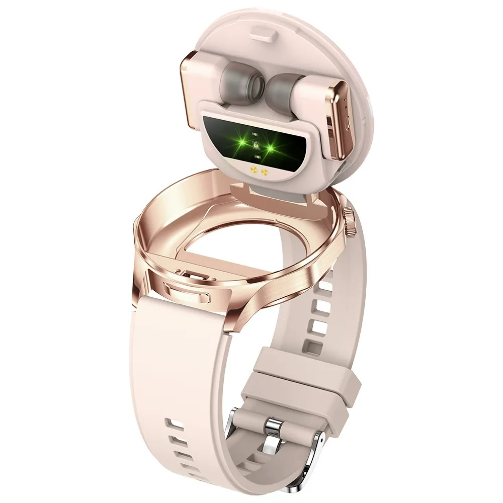 T98 2-in-1 Earbuds & Smartwatch - Sports Watch with Sleep Monitoring, Long Battery Life, and Bluetooth Call Function