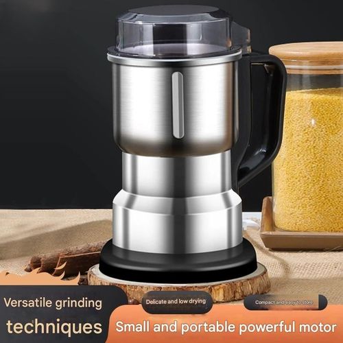 Kitchen Must-Have! Instantly Master All Grains  Electric Grinder for Home Use  One Machine for All Dry Grinding Needs!
