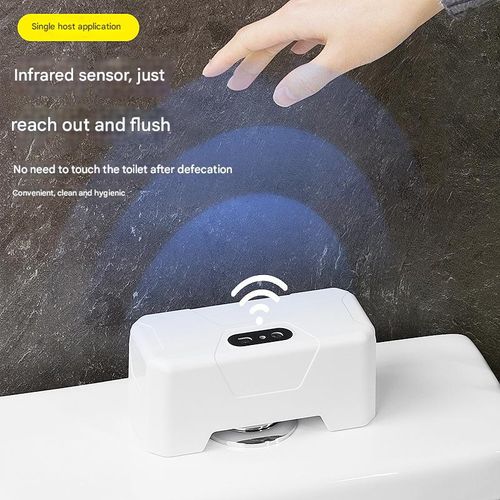 Smart Toilet Auto-Flush Sensor | Infrared Motion Detection | Hands-Free Electric Flushing Kit for Home