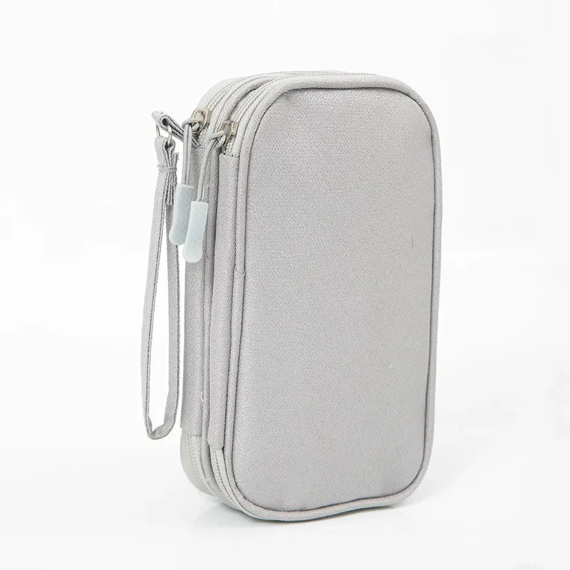 Cable Storage Bag  Travel Tech Organizer  Multi-Function Charger, Phone, Hard Drive, USB Drive Storage Pouch