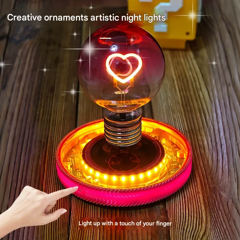 Maglev Heart Light ✨ | Wireless Floating Night Lamp | Ultimate Desk Mood Enhancer | Perfect Gift Choice