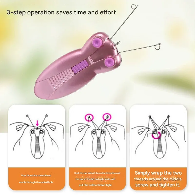 Electric Epilator for Face and Body - Facial Hair Remover & Threading Machine