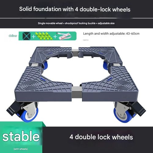 Washer & Refrigerator Pedestal Stands  Adjustable Appliance Risers with Anti-Vibration Pads