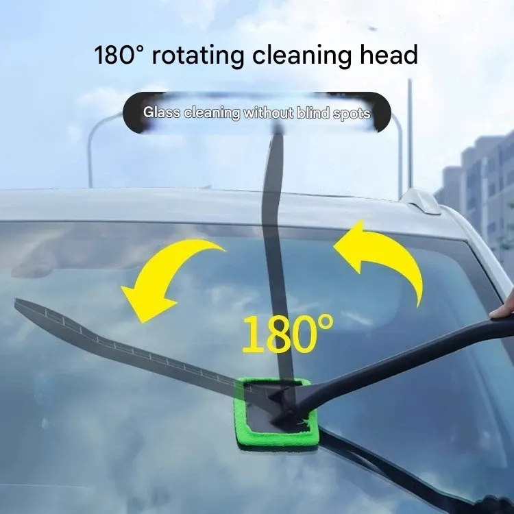 Car Defogging Brush, Windshield Cleaning Brush, Car Window Dusting Duster and Cleaning Tool