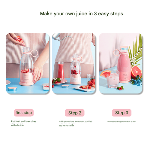 Fruit Juicer Small Juice Cup High Power Portable Household Wireless Electric Juicer
