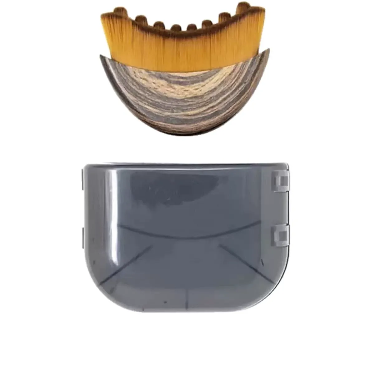 Lymphatic facial contour brush, upgraded eye and neck massage care body brush, lymphatic brush, foundation brush