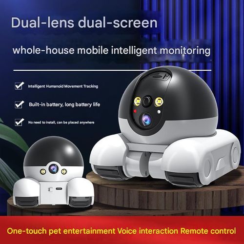 AI Tracking Monitoring Car  HD Wireless Security Camera