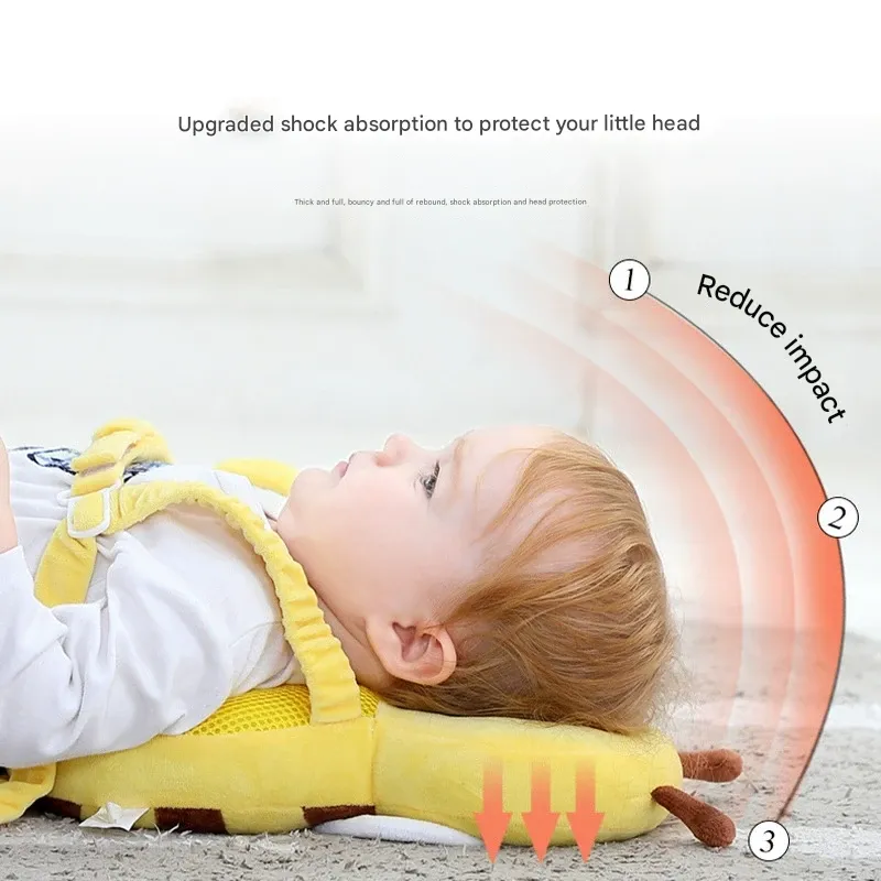 Breathable Anti-Fall Head Protector Pillow for Babies Learning to Walk