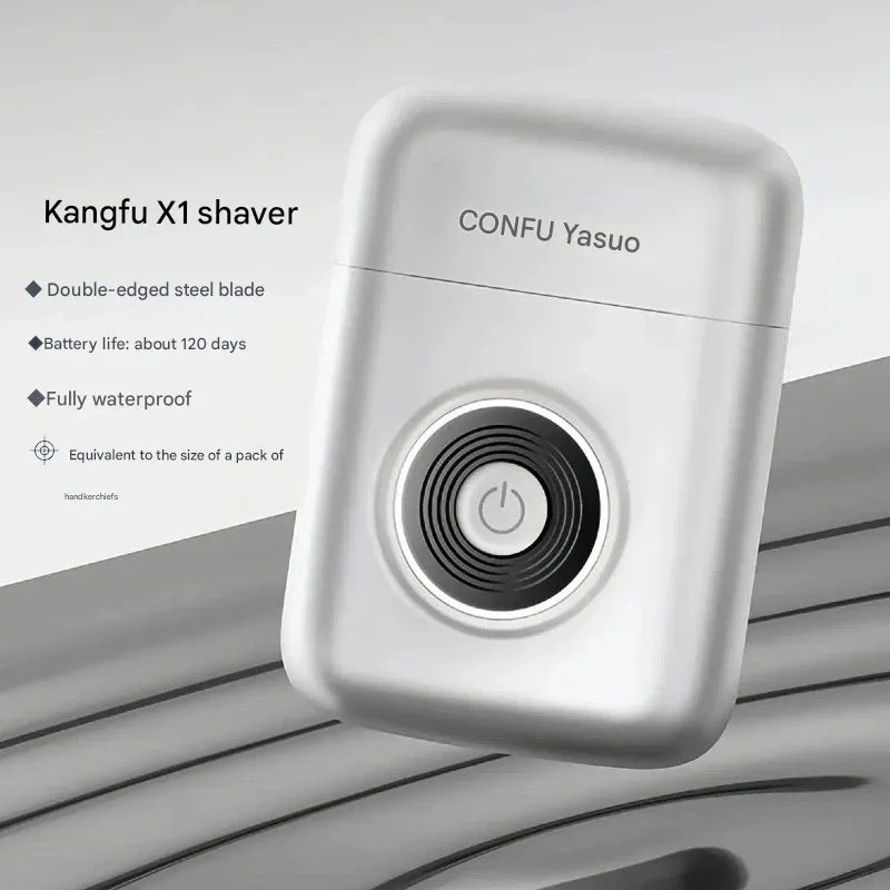Kangfu Electric Shaver for Men - Aerospace-Grade Engine with One-Touch Ultra-Clean Shaving