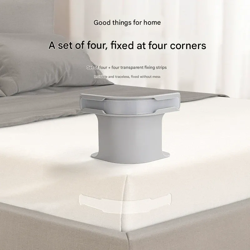 Invisible Bed Sheet Fastener | Non-Slip Sheet Grippers | Anti-Shift Safety Clips for Mattress
