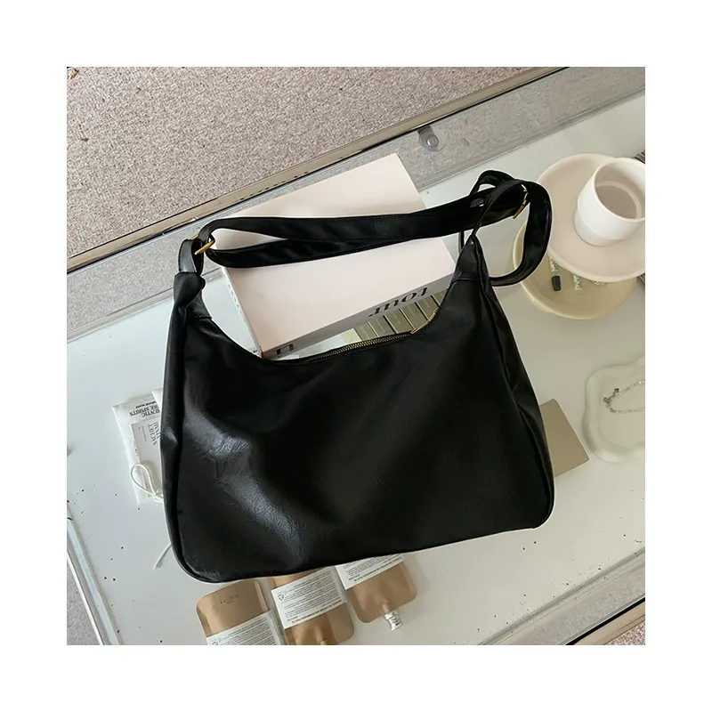 Maillard Tote Bag: Large-Capacity, Versatile Retro Crossbody Bag for Autumn Winter