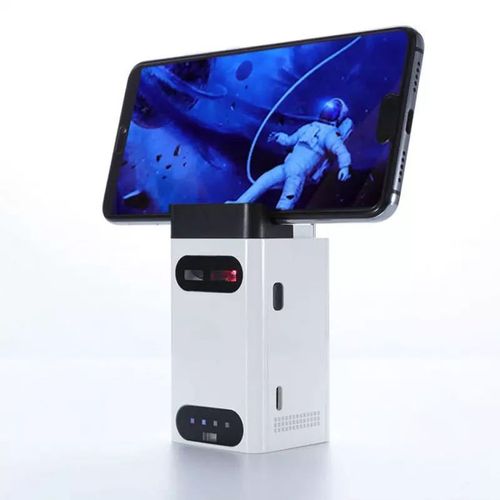 Bluetooth laser projection keyboard + mouse + mobile phone holder + mobile power creative gift