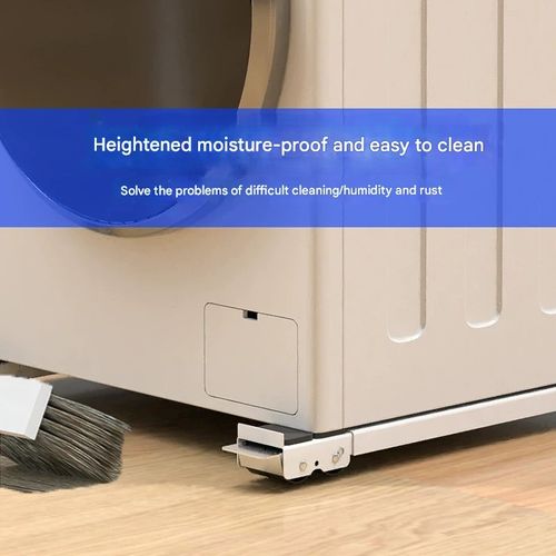 Universal Appliance Riser One Base Fits All  Washer Fridge Dryer! 300kg Load Capacity ⚡ Moisture Proof   Anti Vibration Tech