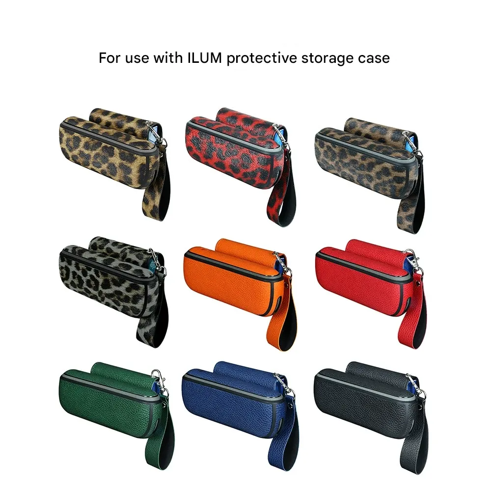 （Leopard print yellow）2025 Trendy ILUMACASE Magnetic Storage Case | Shockproof & Waterproof | Designed for ILUM Protective Sleeves