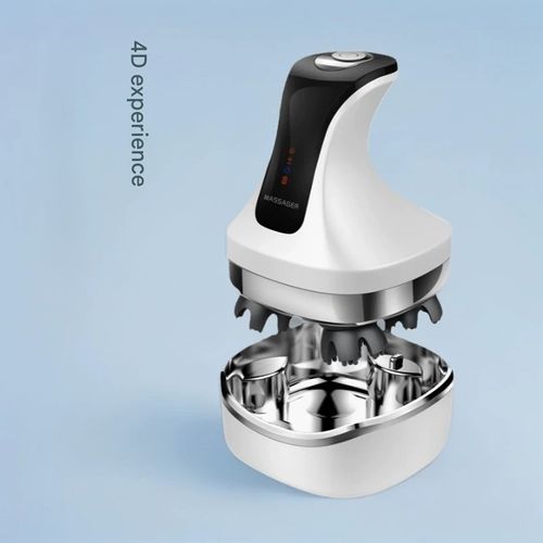 4D Head Massager with Waterproof Scalp Massage and Magnetic Neck Therapy Functions