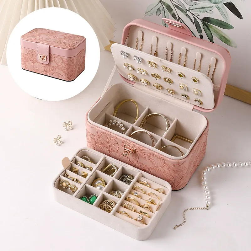 Decorative Large-Capacity Jewelry Box for Home Storage