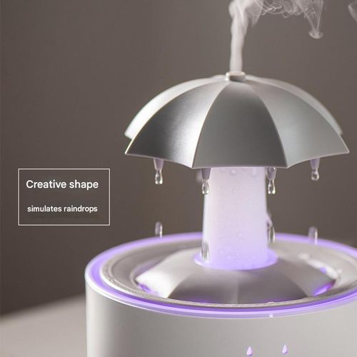 Hot sale colorful raindrop aromatherapy machine rotating water drop humidifier remote control home office water purifier