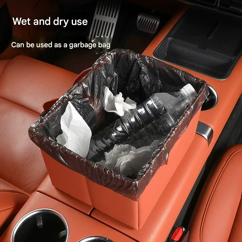 Car Trash Can, Car Interior Storage Box, Multi-functional Foldable Storage Box, Rear Seat Car Storage Accessories