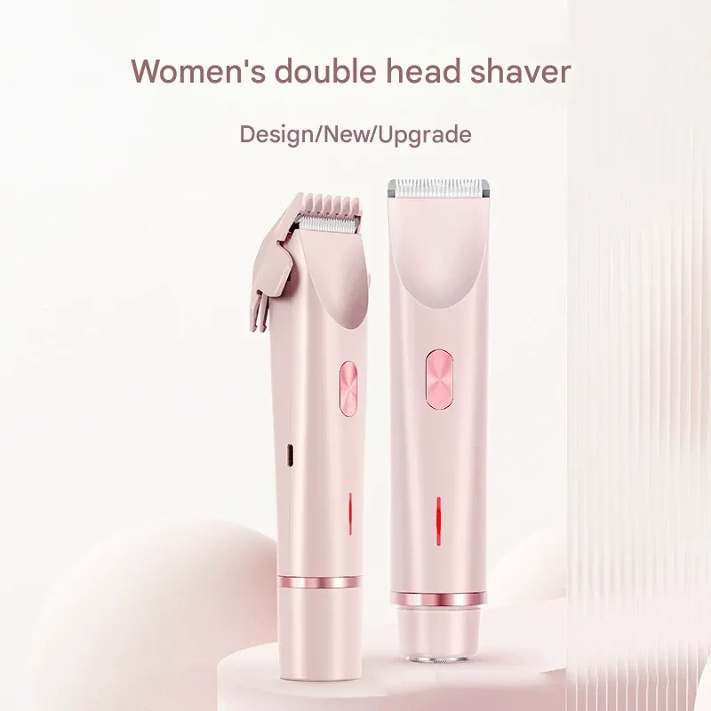 Women's Electric Hair Trimmer - Safe for Bikini Area  Underarms & Full Body | Anti-Cut Technology