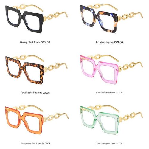 6 Pairs Blue-Light-Blocking Leopard Pattern Eyeglasses, Fashionable Frames and HD Lenses, Comfortable Portable Reading Eyewear, Value Pack for Men & Women, High-Quality Eyewear, Lightweight Durable Glasses