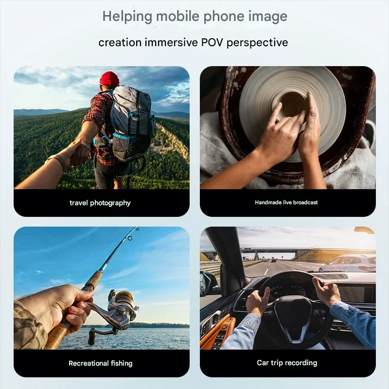 Magnetic Neck Mount Hands-Free Point of View Shooting, Stable as a Rock! 📱