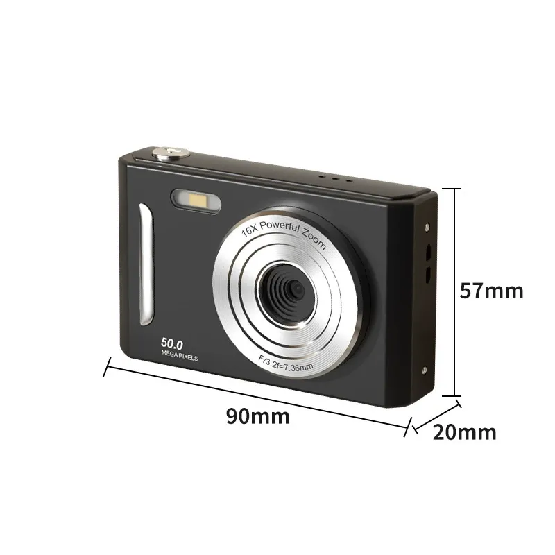 Student Camera - Digital CCD Filter Camera with HD Dual (Front & Rear) Retro Cameras for Photos and Videos